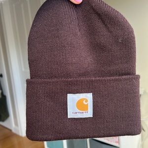 🌿 carhartt mauve beanie